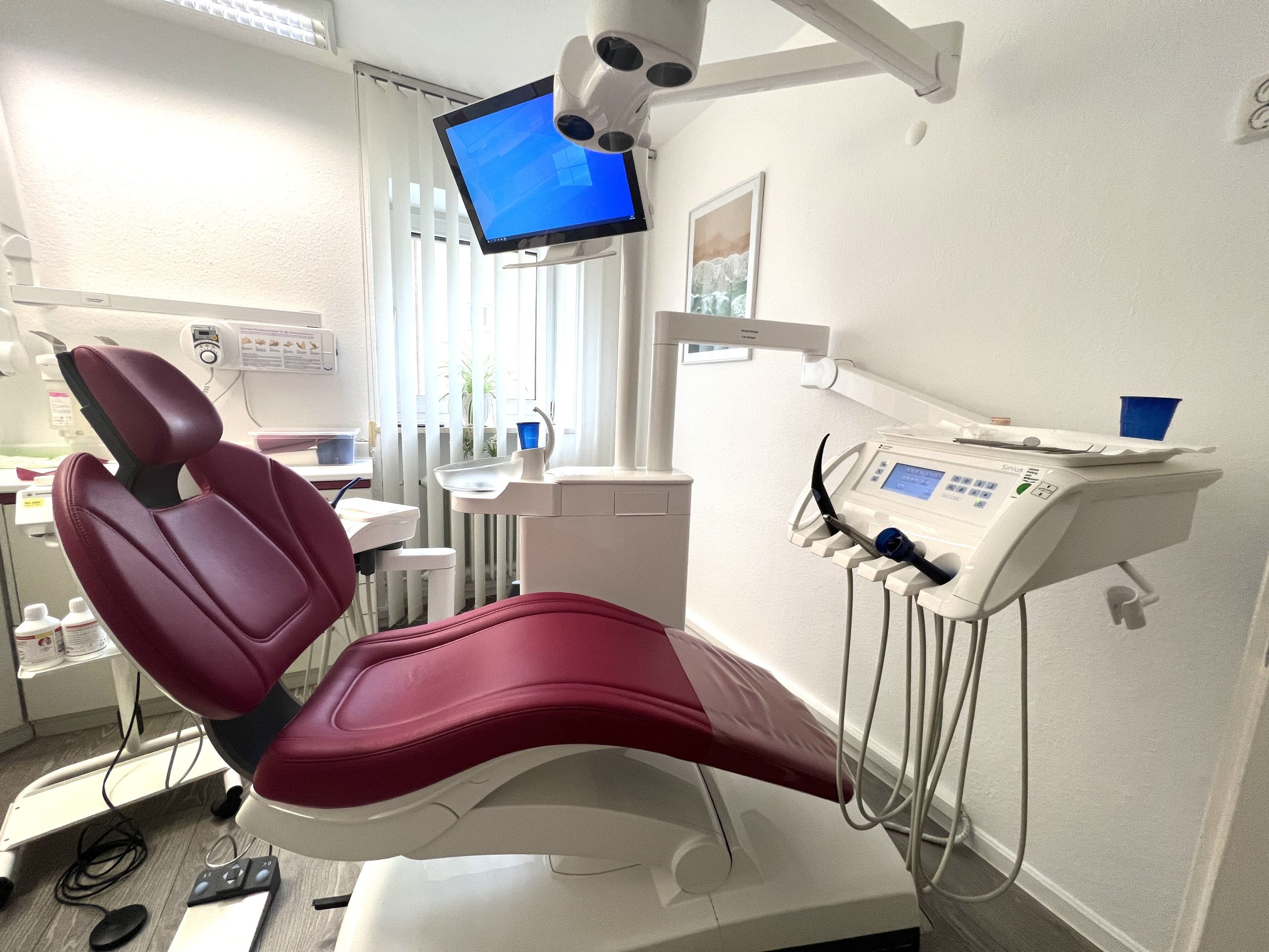 Zahnarztpraxis München, Behandlungsstuhl